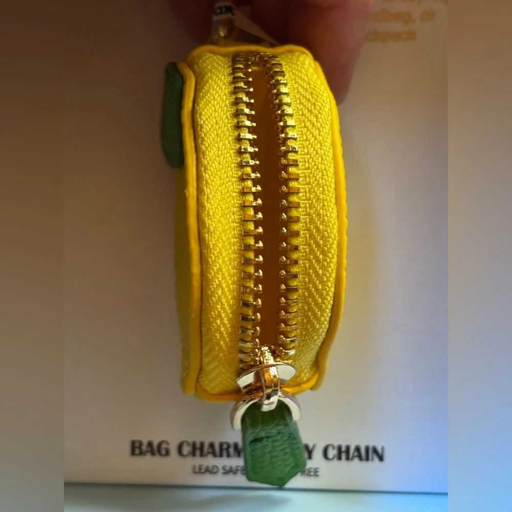 🍋NWT Piper K Lemon Bag Charm Key Chain